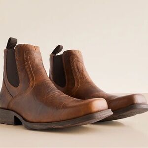 Ariat Men's Brown Leather Chukka Boots